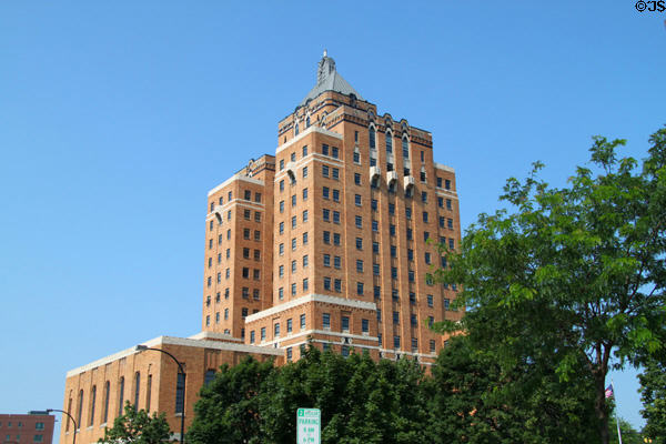 View of Canal Square building (formerly YMCA building). Akron, OH.
