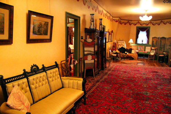 Upstairs ballrooms at Hower House. Akron, OH.