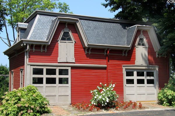 Carriage house of Hower House. Akron, OH.