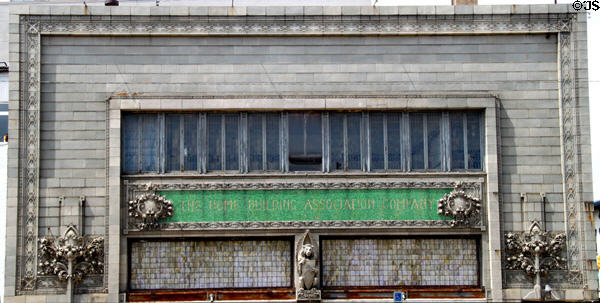 Side facade of Sullivan's The Old Home Building Association Co. Newark, OH.
