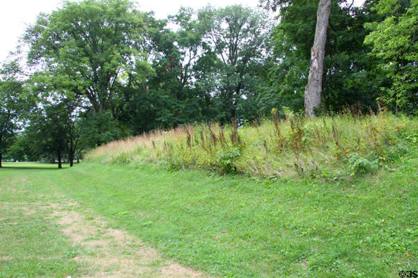 Scale of Newark Circle Mound. Newark, OH.