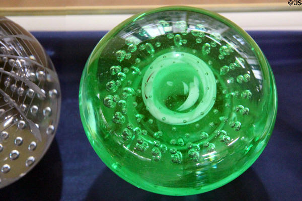 Degenhart glass paper weight at Degenhart Paperweight & Glass Museum. Cambridge, OH.