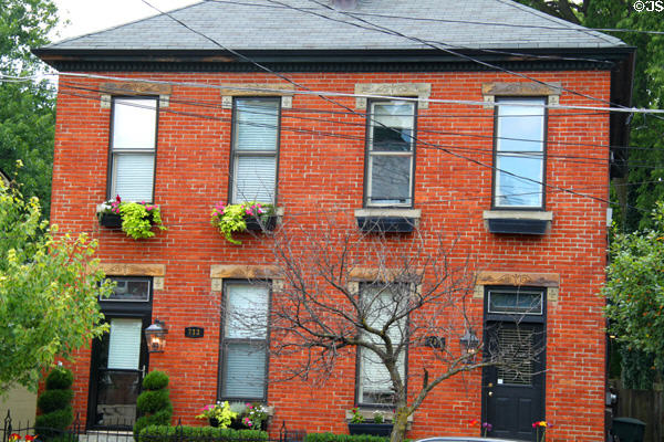German Village double house (733-731 South Third St.). Columbus, OH.