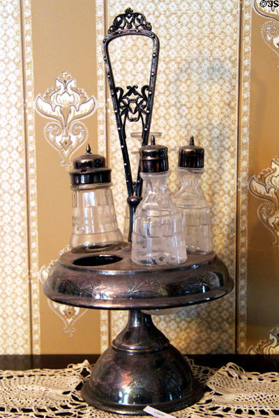 Cruet stand at The James Thurber House. Columbus, OH.