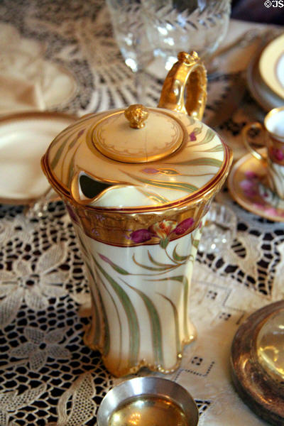 Chocolate pot at Kelton House Museum. Columbus, OH.