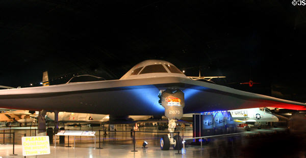 Northrop Grumman B-2 Spirit (1980s) bomber at National Museum of USAF. Dayton, OH.