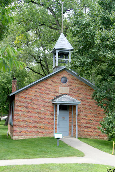 Locust Grove one room School # 12 (1896) at Carillon Historical Park. Dayton, OH.