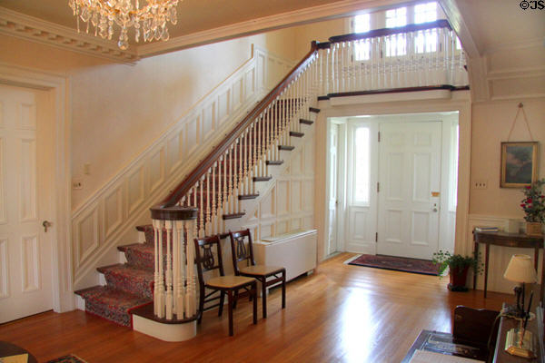 Entry hall of Hawthorn Hill. Dayton, OH.