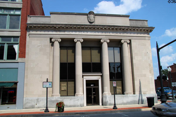 Neoclassical Citizens National Bank building (401 N. Main St.). Piqua, OH.