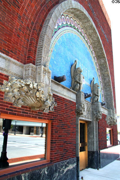 People's Federal Savings & Loan Assn. (1917) (101 E. Court St.). Sidney, OH. Architect: Louis Henri Sullivan. On National Register.