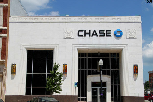 Art Deco bank building (134 E. Poplar St.). Sidney, OH.