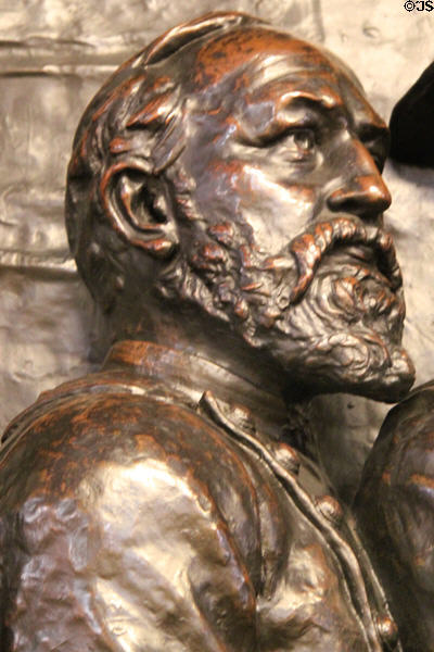 Relief of President James A. Garfield in Cleveland's Soldiers' & Sailors' Monument. Cleveland, OH.