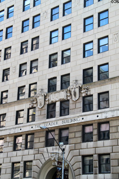 The Leader Building (1912) (526 Superior). Cleveland, OH. Style: Chicago style. Architect: Charles Adams Platt.