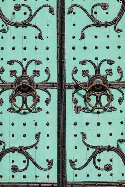 Doors of President James A. Garfield Monument. Cleveland, OH.