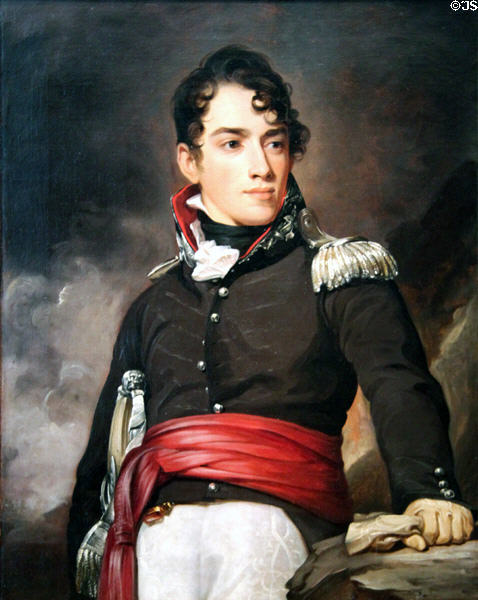 Jean Terford David portrait (1813) by Thomas Sully at Cleveland Museum of Art. Cleveland, OH.