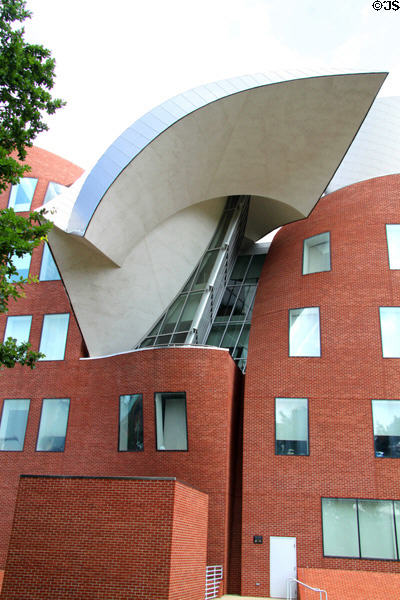 Detail of Frank Gehry's Peter B. Lewis Building at Case Western Reserve University. Cleveland, OH.