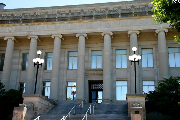 Former Oklahoma Historical Society building opposite State Capitol. Oklahoma City, OK.
