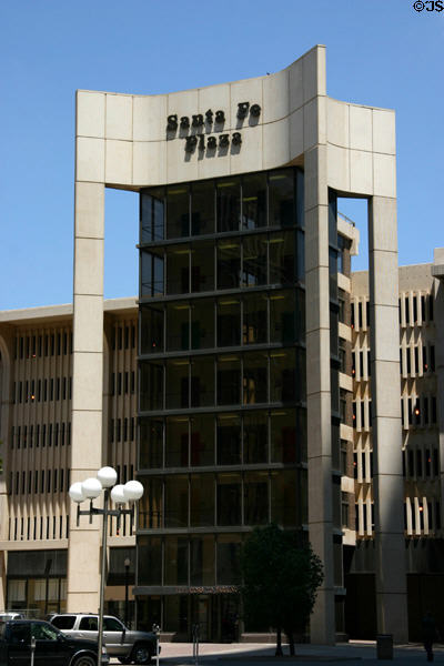 Santa Fe Plaza garage elevator structure. Oklahoma City, OK.