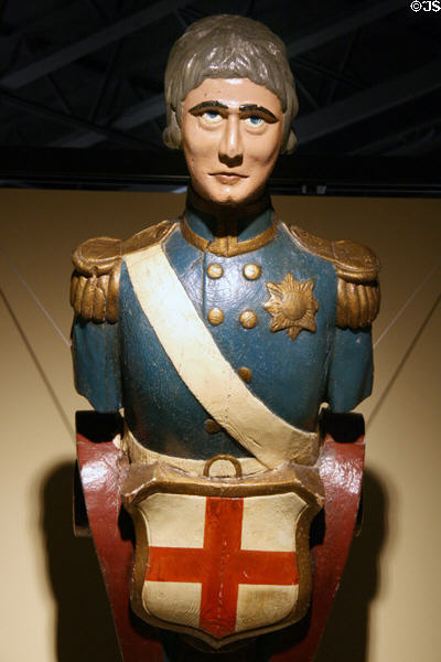 Ship's figurehead (19thC) at Columbia River Maritime Museum. Astoria, OR.