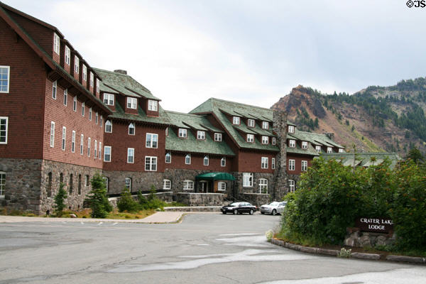Crater Lake Lodge at Crater Lake National Park. OR.