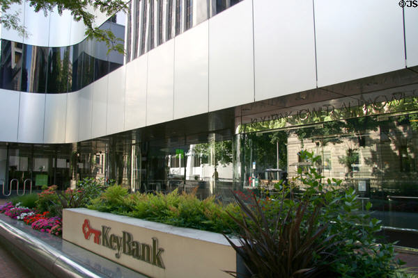 Ground level of Pacwest Center. Portland, OR.