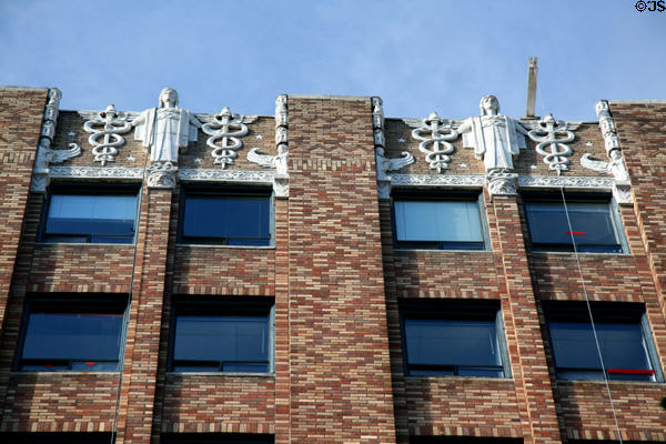 Decorative crown of Medical Dental Building. Portland, OR.