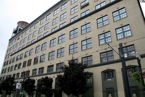 Facade of Burnham's Marshall-Wells Warehouse #2. Portland, OR.