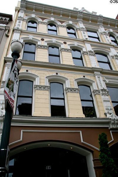 Grand Stable & Carriage Building (1887/94) (411-415 SW 2nd Ave.). Portland, OR. Style: Commerical Italianate. Architect: Warren Haywood Williams. On National Register.