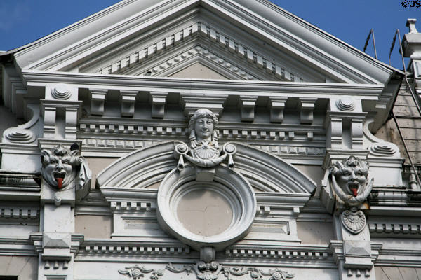 Pediment of Poppleton Building. Portland, OR.