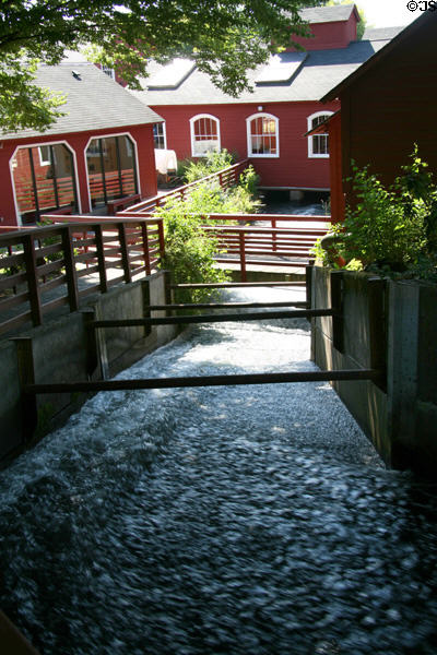 Mill race of Thomas Kay Woolen Mill. Salem, OR.