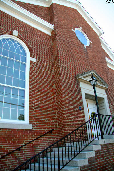 Presbyterian Church attended by Abraham Lincoln (Nov. 19, 1863) on day of Gettysburg address & by Dwight D. Eisenhower (1961-9). Gettysburg, PA.