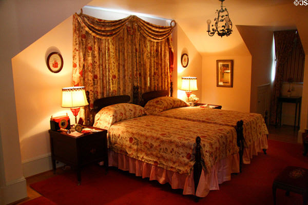 Guest bedroom in Eisenhower National Historic Site. Gettysburg, PA.