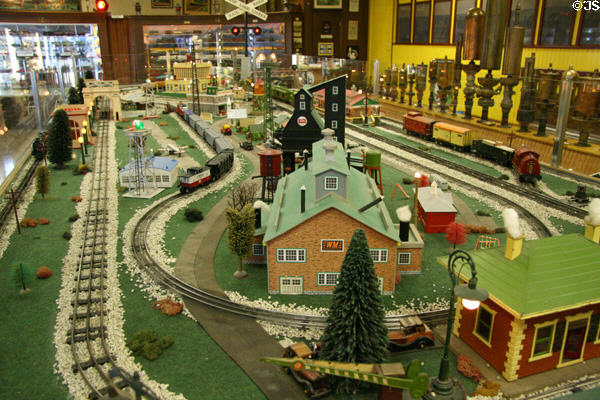 Interior overview of Lincoln Train Museum. Gettysburg, PA.