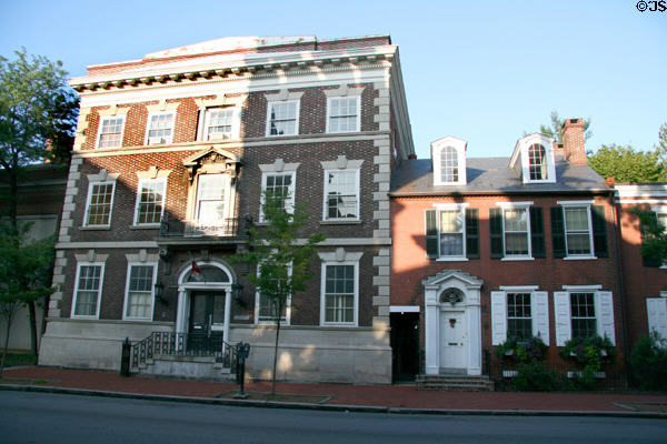 St James Parish House (1903-1904) (119 N. Duke St.) with 115 N. Duke St. Lancaster, PA. Architect: C. Emlen Urban.