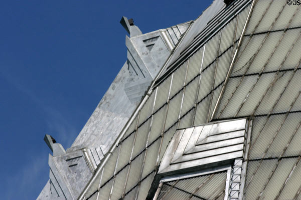 Finial details of Beth Shalom Synagogue. Philadelphia, PA.