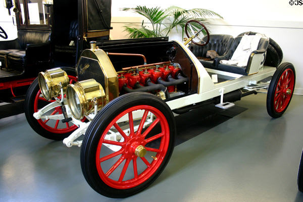 Keystone Six-Sixty Roadster (1909) by Munch-Allen Motor Car Co., DuBois, PA, at Frick Mansion Auto Collection. Pittsburgh, PA.