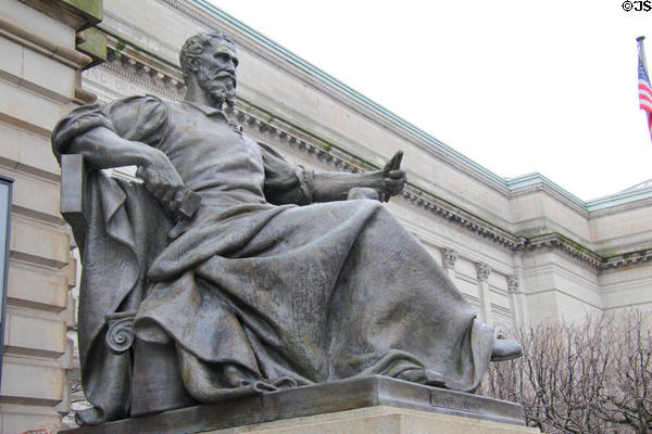 Michelangelo statue (1905) at Carnegie Museum. Pittsburgh, PA.