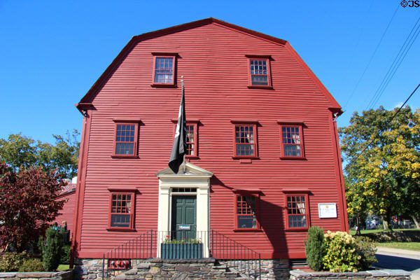 Gambreled end of White Horse Tavern (1673) (aka Jonathan Nichols House). Newport, RI.