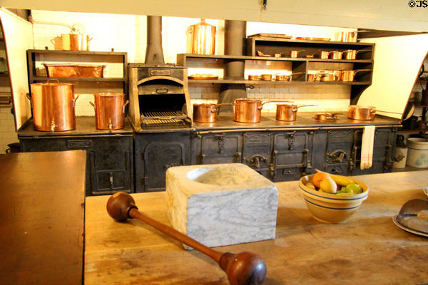 Kitchen at The Elms. Newport, RI.
