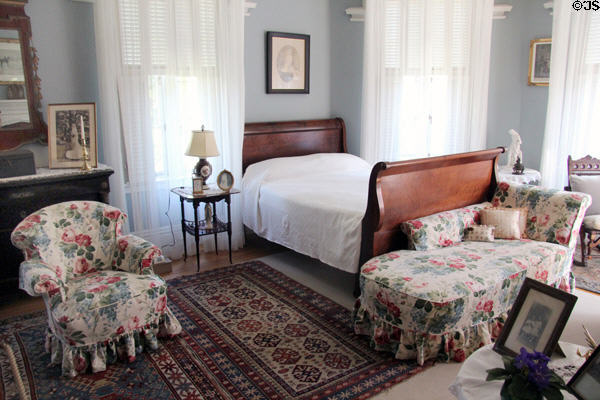 Southeast Bedroom at Kingscote. Newport, RI.
