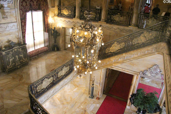 Staircase at Marble House. Newport, RI.