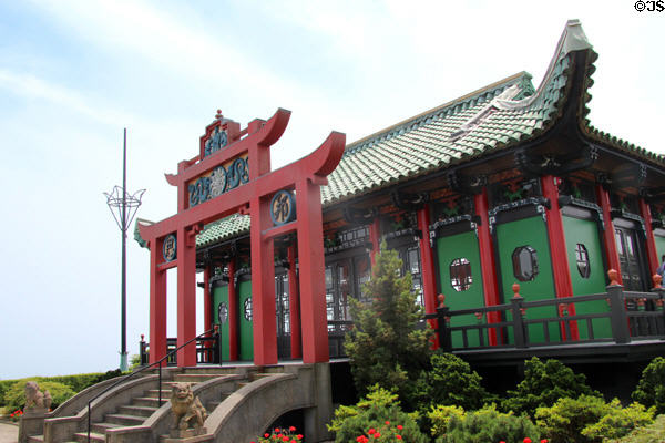 Chinese tea-house (1913) at Marble House. Newport, RI. Architect: Richard Howland Hunt.