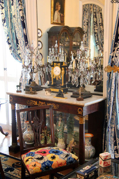 Sideboard in drawing room at Chepstow. Newport, RI.