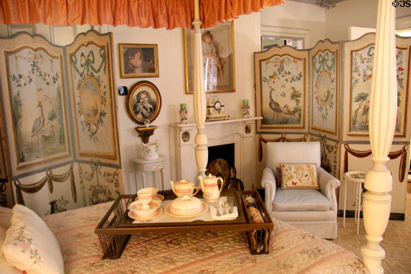 Main bedroom at Chepstow. Newport, RI.