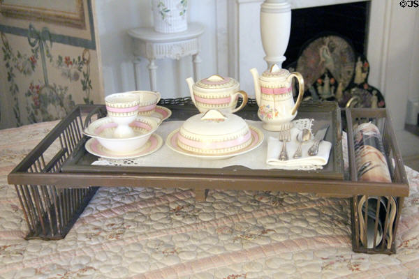 Breakfast tray at Chepstow. Newport, RI.