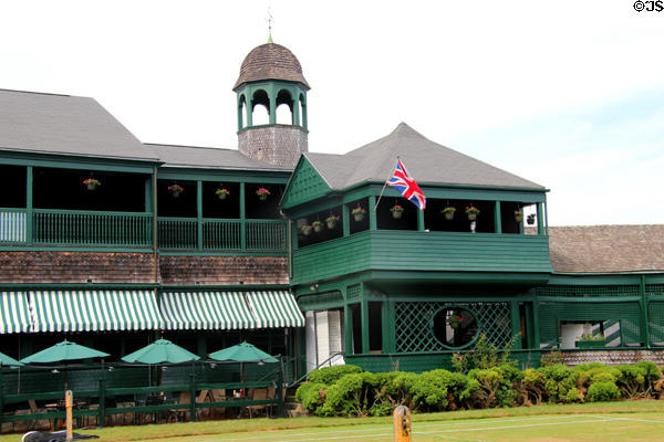 Newport Casino courtyard structures. Newport, RI.