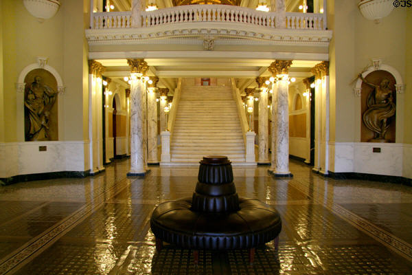 Rotunda detail of South Dakota State Capitol. Pierre, SD.