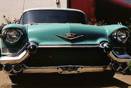 1957 Cadillac Seville at Graceland Automobile Museum. Memphis, TN.