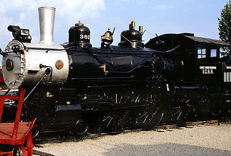 Steam engine 382 at Casey Jones Museum. Jackson, TN.