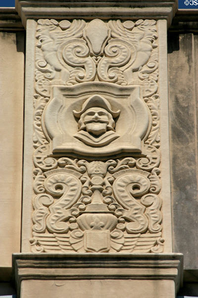 Dillard's Department Store conquistador detail. San Antonio, TX.